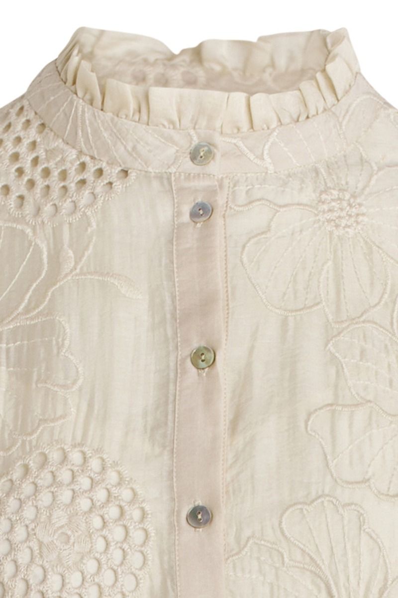 Bruuns Bazaar - Skjorte - Clematis Caro Shirt - Sandstorm