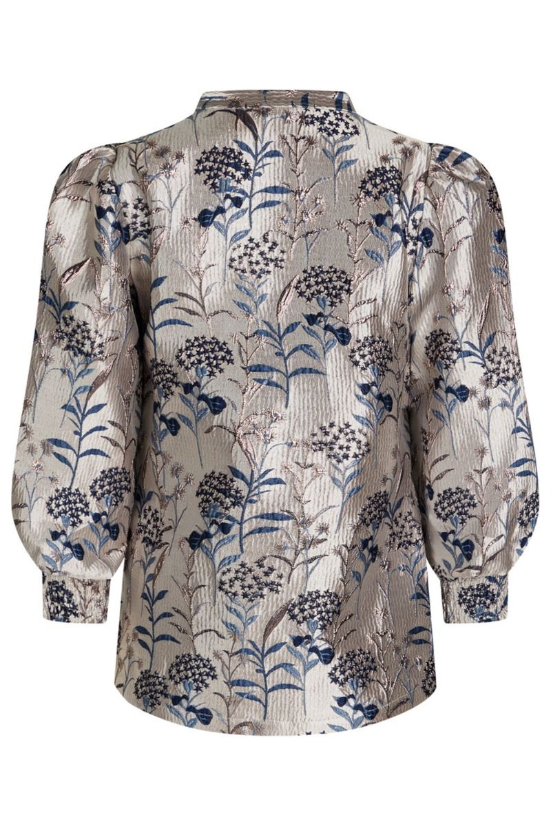 Bruuns Bazaar - Skjorte - Eustoma Luz Shirt - Cobber Flower