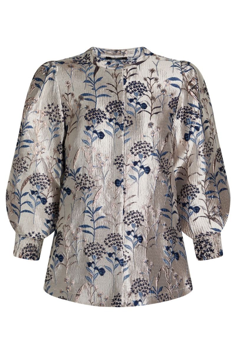 Bruuns Bazaar - Skjorte - Eustoma Luz Shirt - Cobber Flower