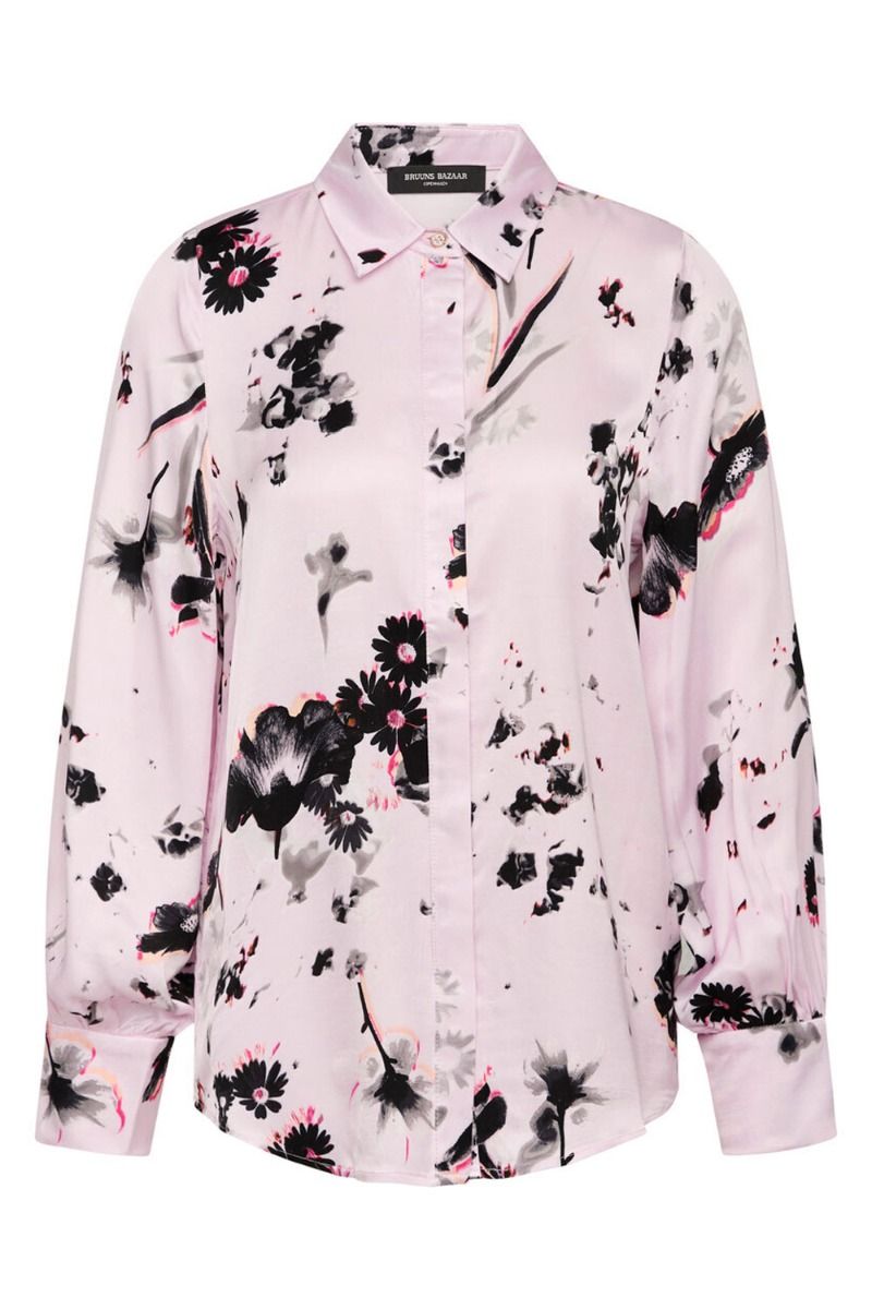 Bruuns Bazaar - Skjorte - Women FloretBBNaiva Shirt - Light pink AOP