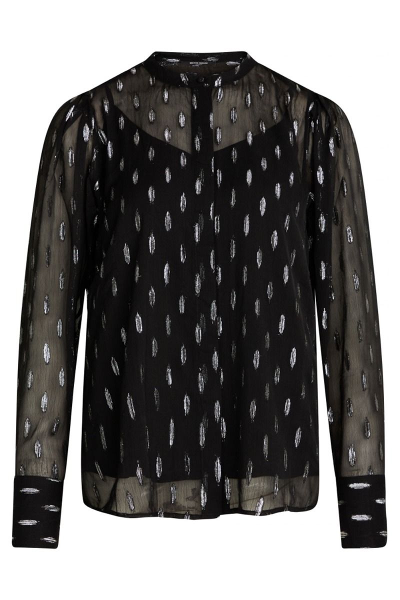 Bruuns Bazaar - Skjorte - Persian Bleecker Shirt - Black