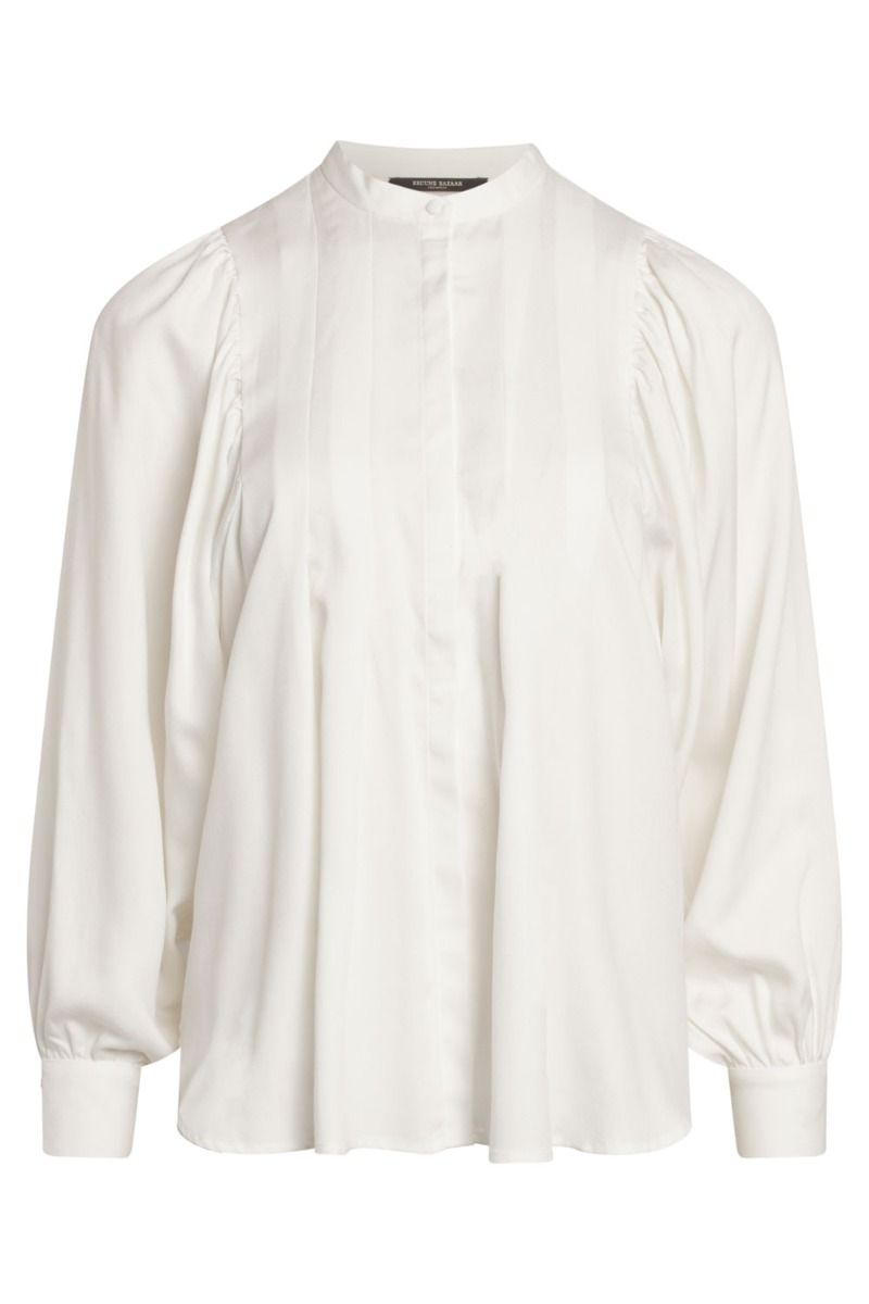 Bruuns Bazaar - Skjorte - Pralenza Eadie Shirt -Snow White