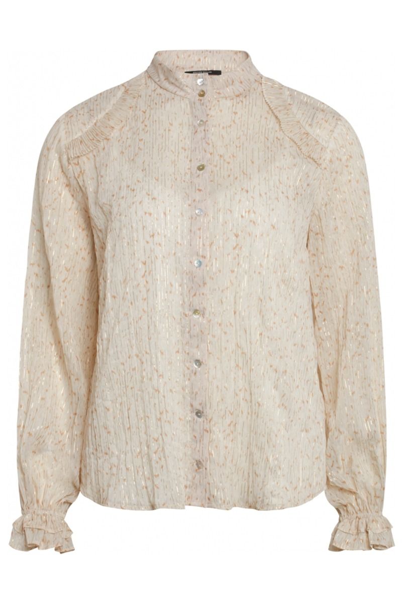 Bruuns Bazaar - Skjorte - Vervain Sabell Shirt - Modern Artwork Light