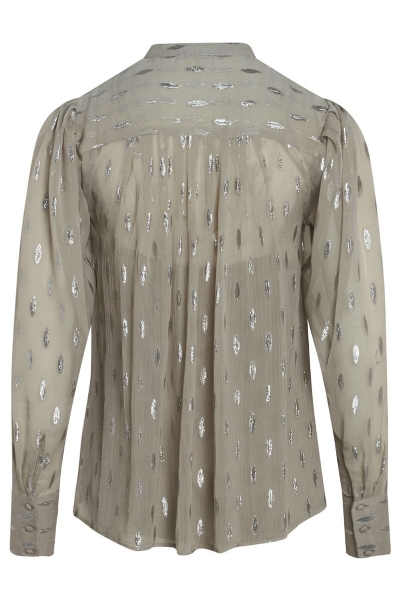 Bruuns Bazaar - Skjorte - Persian Bleecker Shirt - Concrete