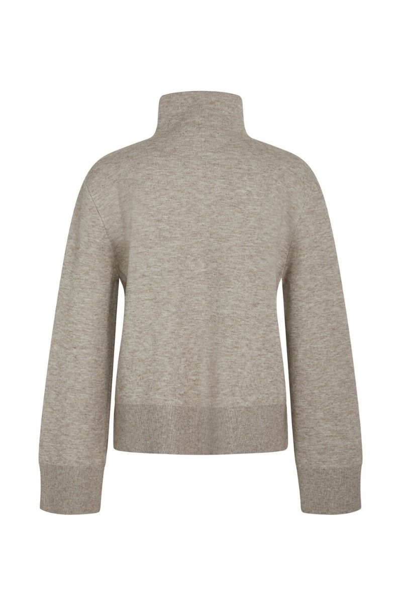 Bruuns Bazaar - strik - SimonaBBAda knit - Beige Melange
