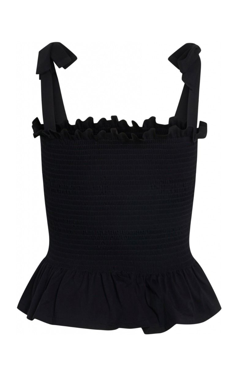 Bruuns Bazaar - Top - Carla Anna Top - Black