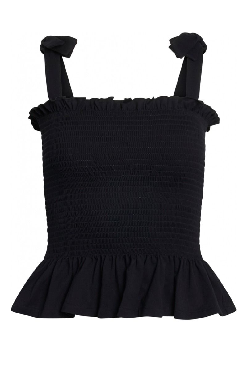 Bruuns Bazaar - Top - Carla Anna Top - Black