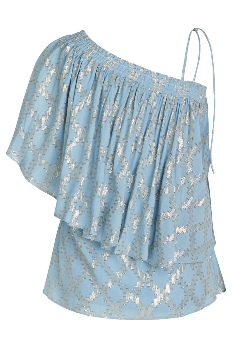 Bruuns Bazaar - Top - Parodia Sanja Blouse - Blue