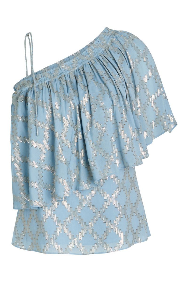 Bruuns Bazaar - Top - Parodia Sanja Blouse - Blue