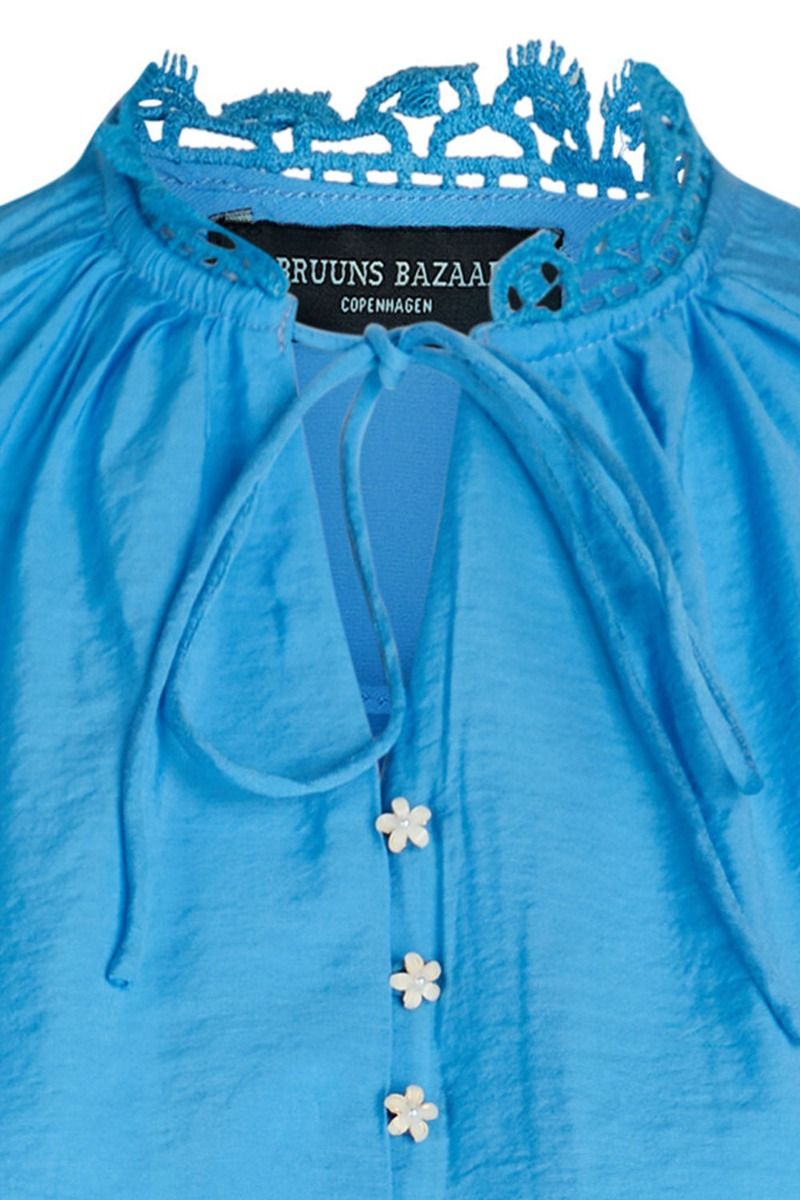 Bruuns Bazaar - Top - Rosebay Karly Shirt - Azure Blue