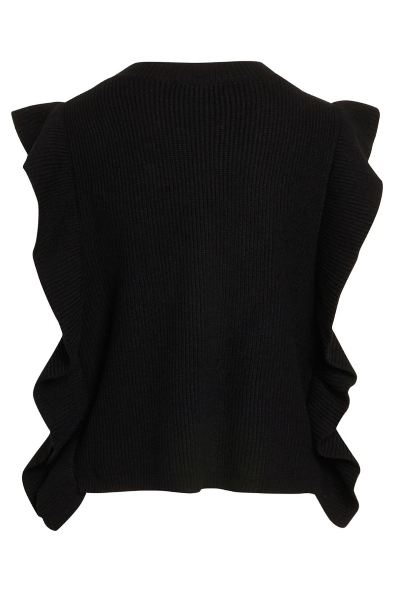 Bruuns Bazaar - Vest - Simona Innea Knit Vest - Black