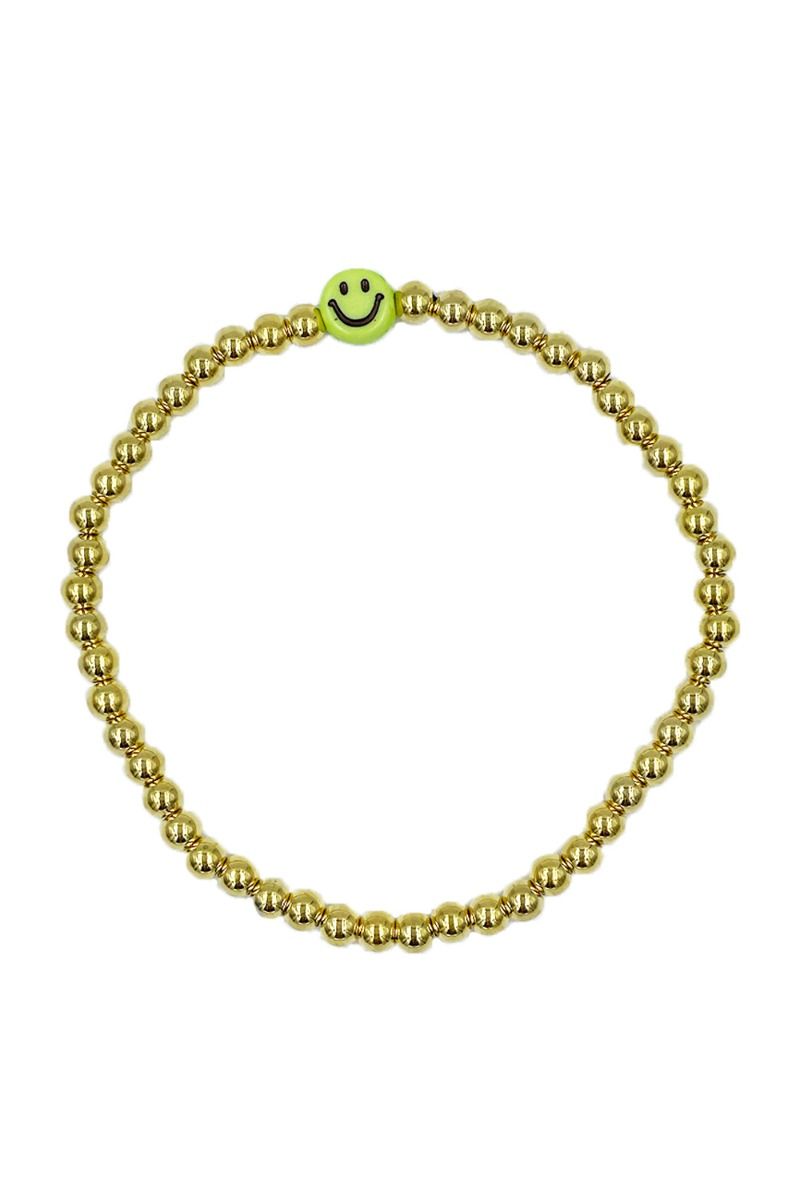 By Stær - Armbånd - Smiley Armbånd - Grøn