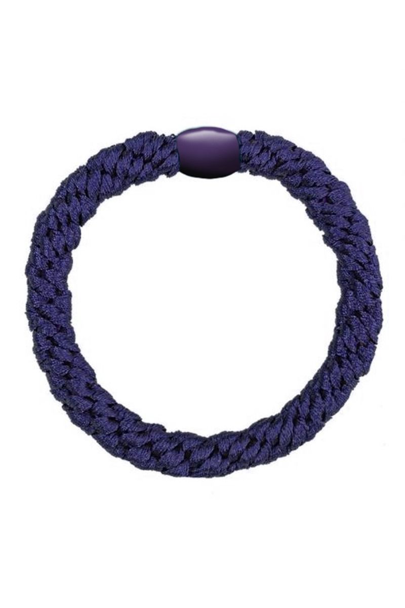 By Stær - Hårelastik - Braided Hairties -  Purple