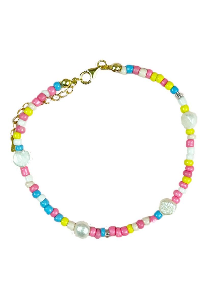 By Stær - Armbånd - Tara - Pink/gul/blå