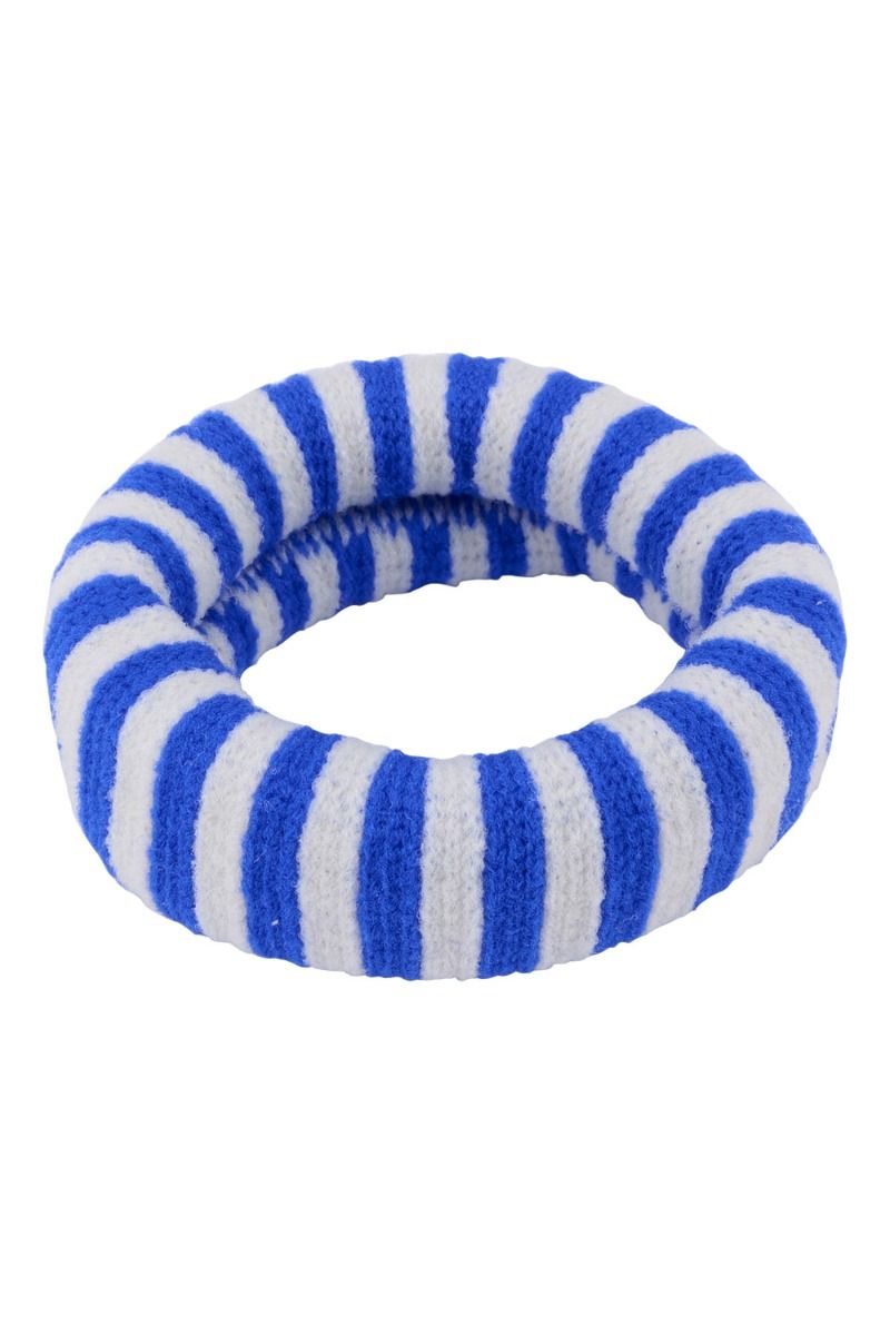 By Stær - Hårelastik - Ea Hårelastik - Stribet Mørkeblå