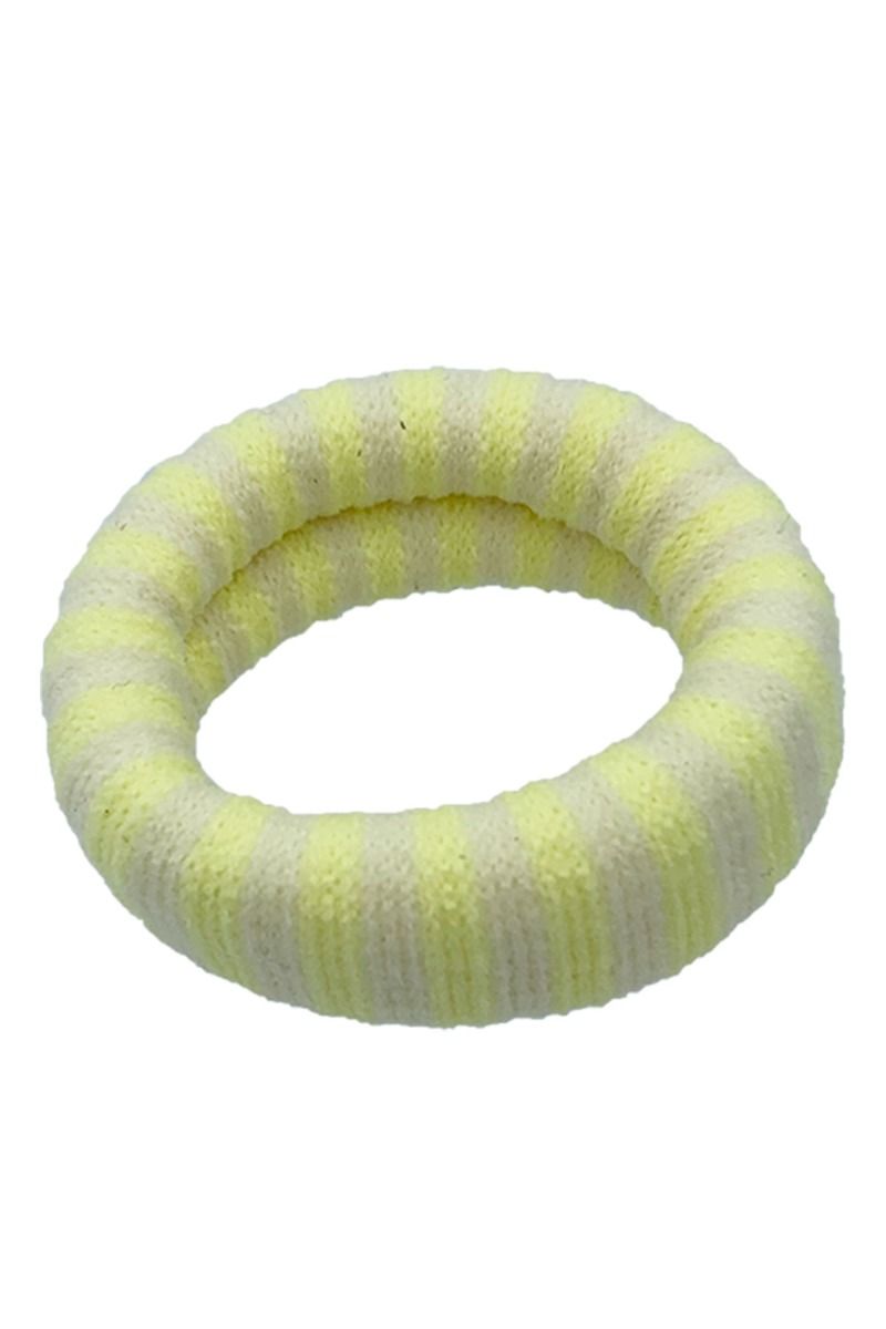 By Stær - Hårelastik - Ea Hårelastik - Stribet Gul