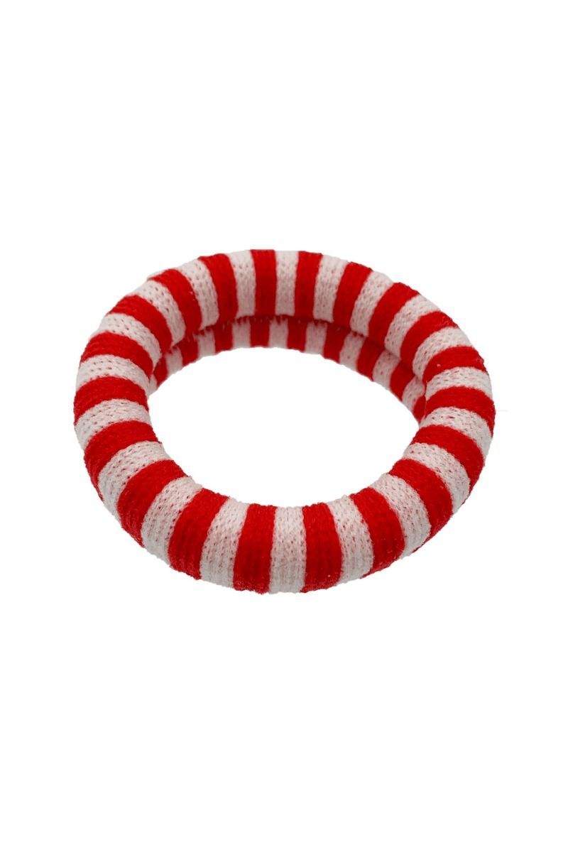 By Stær - Elastik - Ea Hårelastik - Stribet Rød 