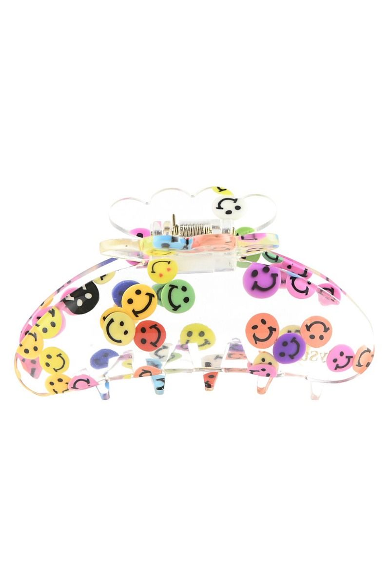 By Stær - Hårklemme - Asta - Transparent Smiley