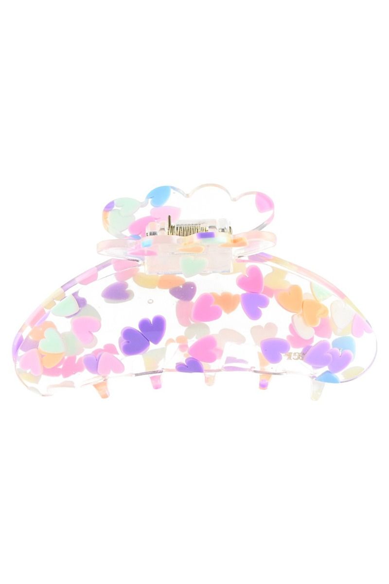 By Stær - Hårklemme - Asta - Transparent Hjerte