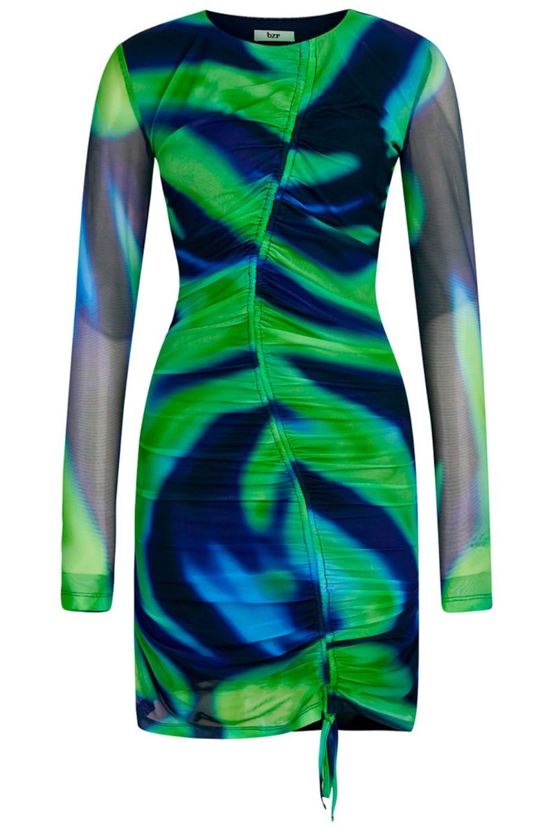 BZR - Kjole - Mela Draw Dress - Green Flash