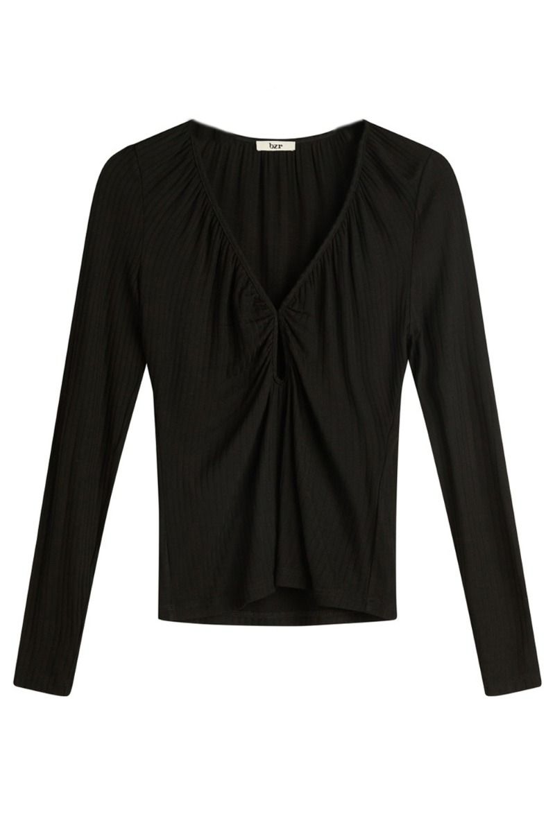 BZR - Bluse - Meena Jadanna Top - Black