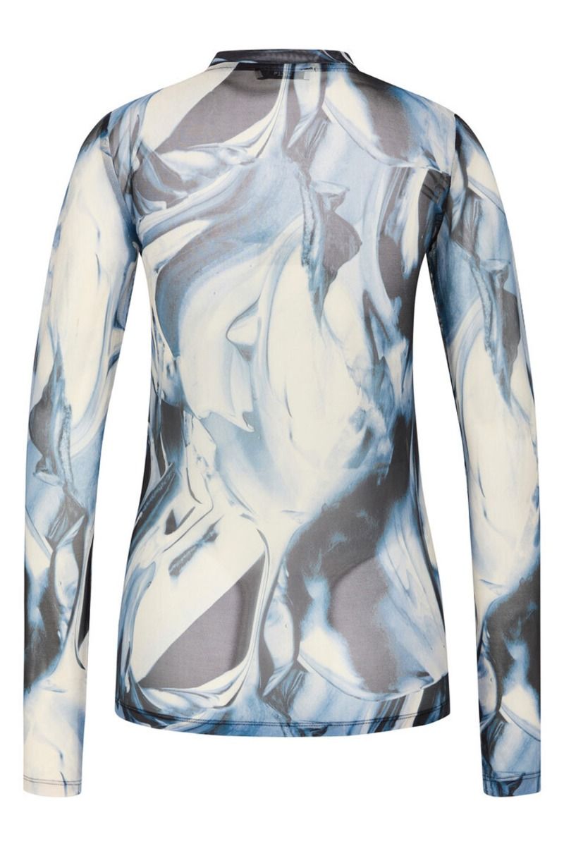 BZR - Bluse - Mela Metine Top - Blue Print