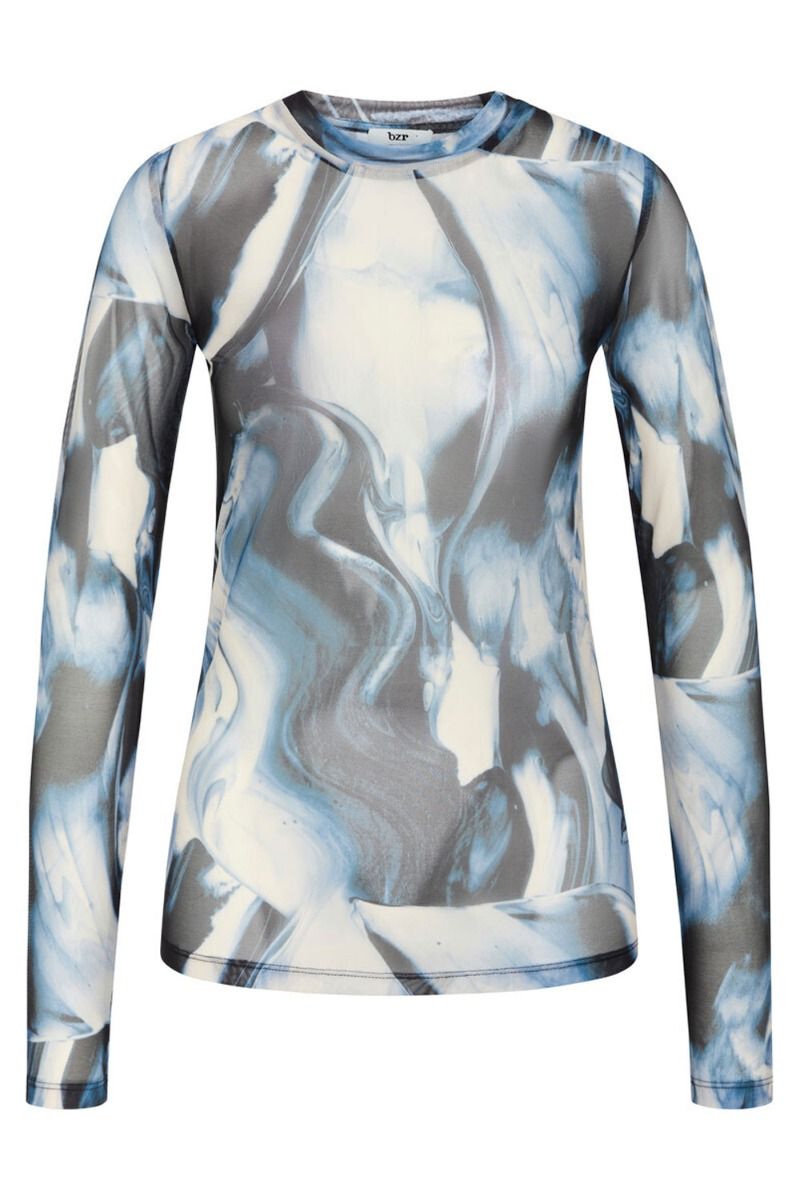 BZR - Bluse - Mela Metine Top - Blue Print