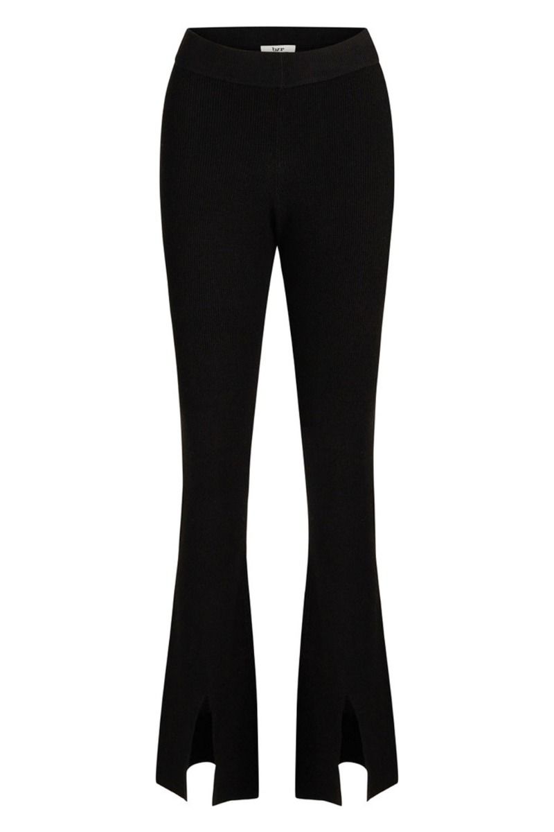 BZR - Bukser - Lela Slit Pants - Black