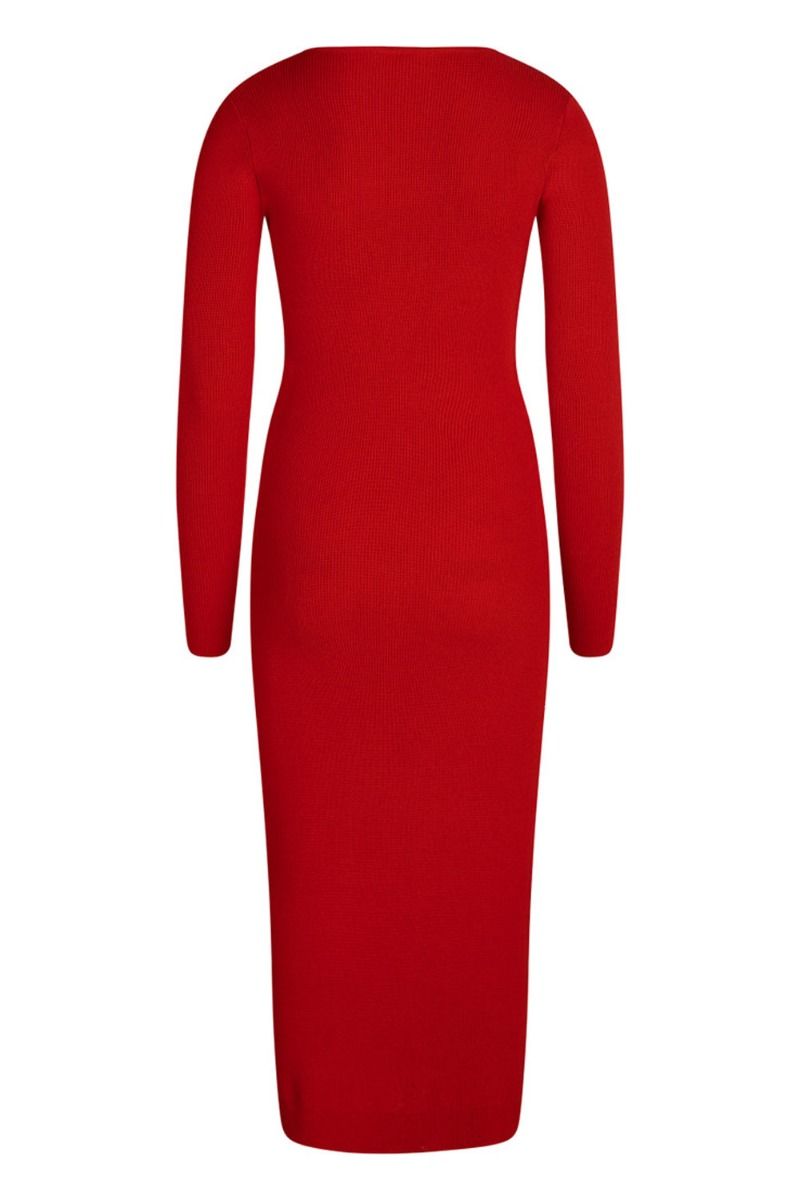 BZR - Kjole - Lela Jenner Dress - Fiery red