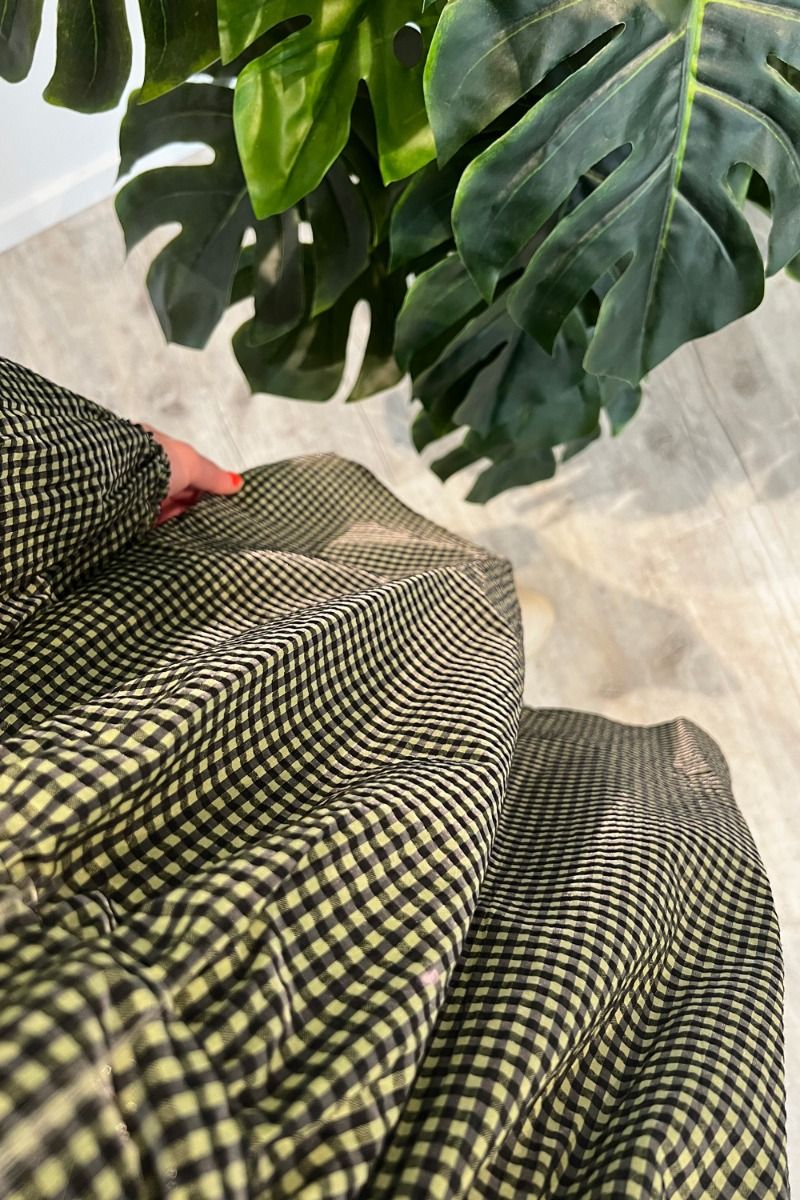 BZR - Kjole - Mindy Dina Dress - Forest Green