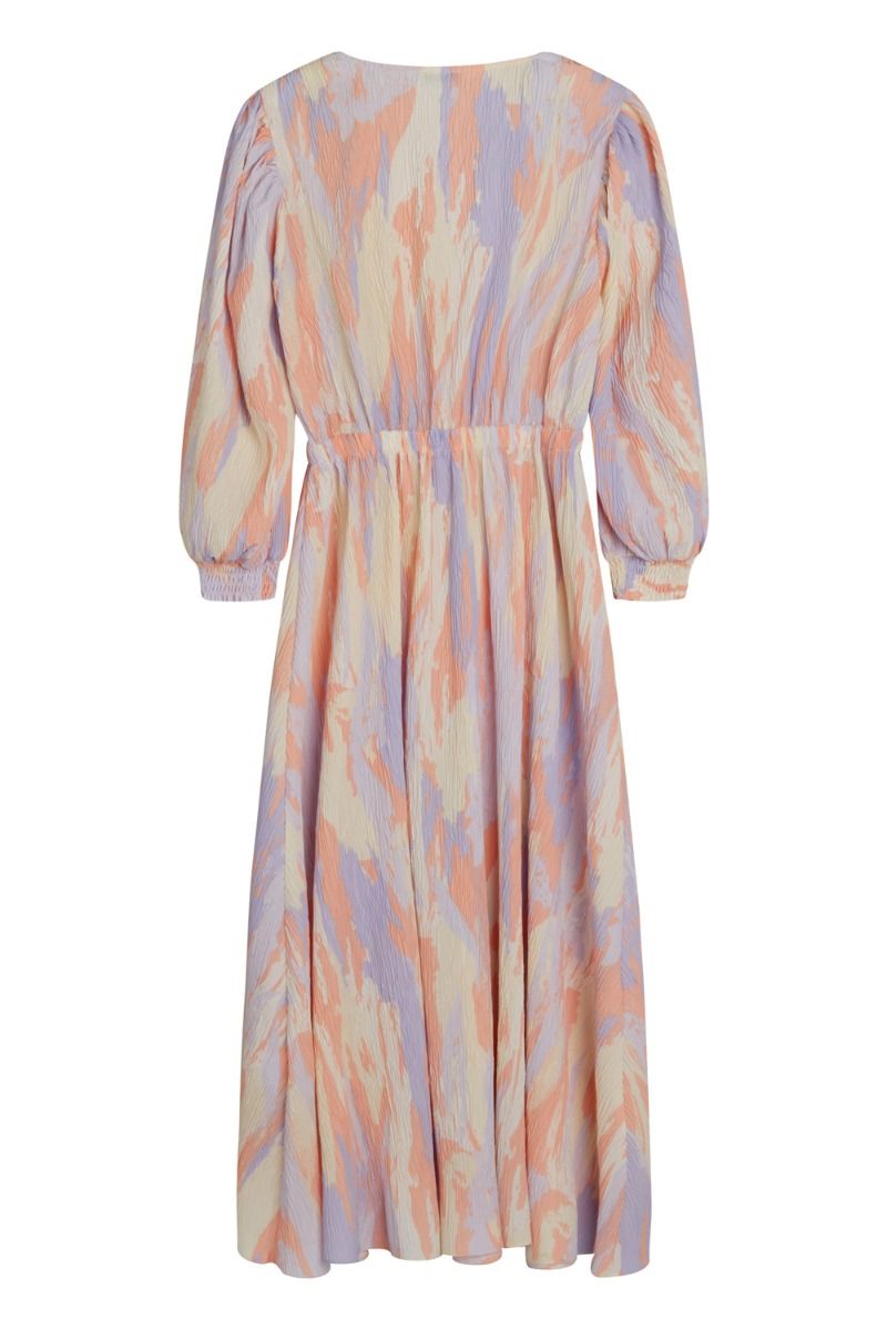 BZR - Kjole - Paint Tiemo Dress - Soft Lavender