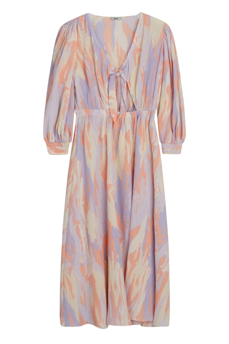 BZR - Kjole - Paint Tiemo Dress - Soft Lavender