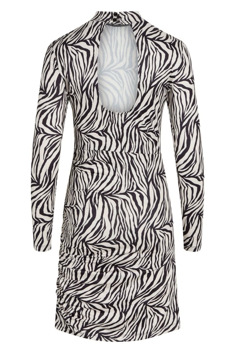 BZR - Kjole - Regina Molisa Dress - Zebra Print