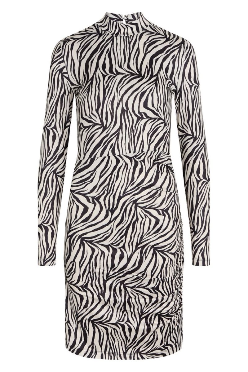 BZR - Kjole - Regina Molisa Dress - Zebra Print