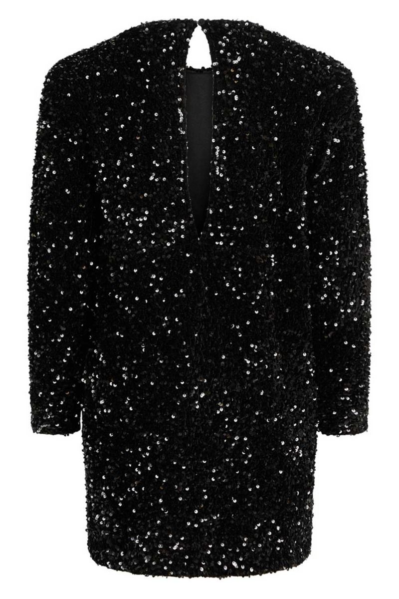 BZR - Kjole - Sparkles Dia Dress - Black