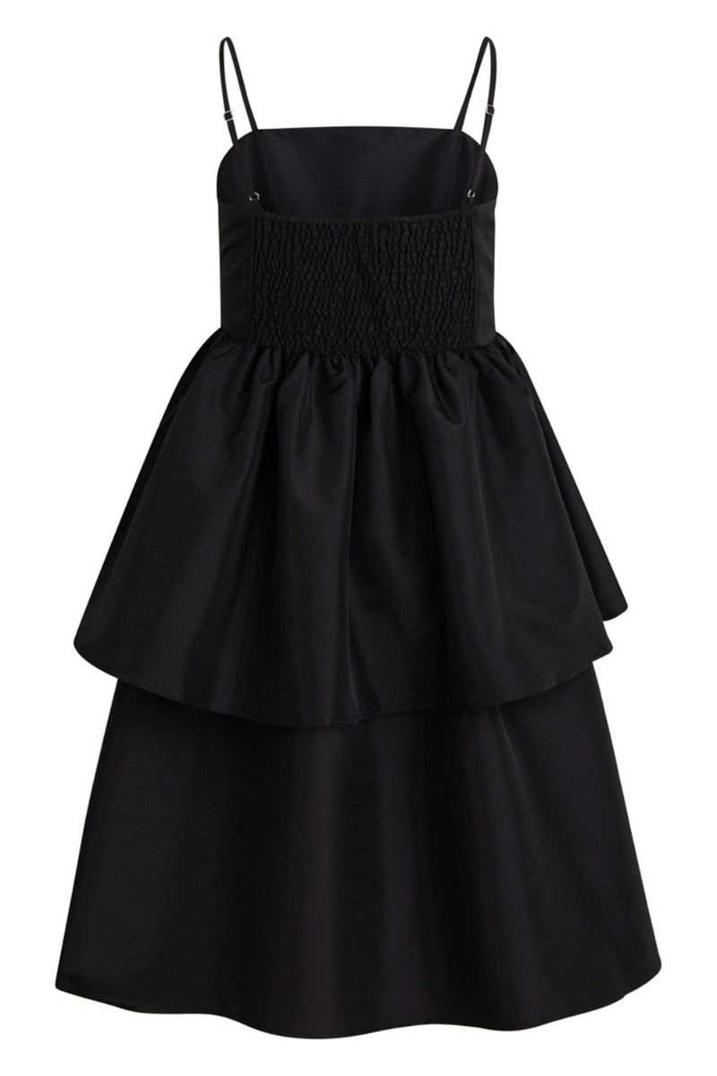 BZR - Kjole - Tafetta Dream Dress - Black