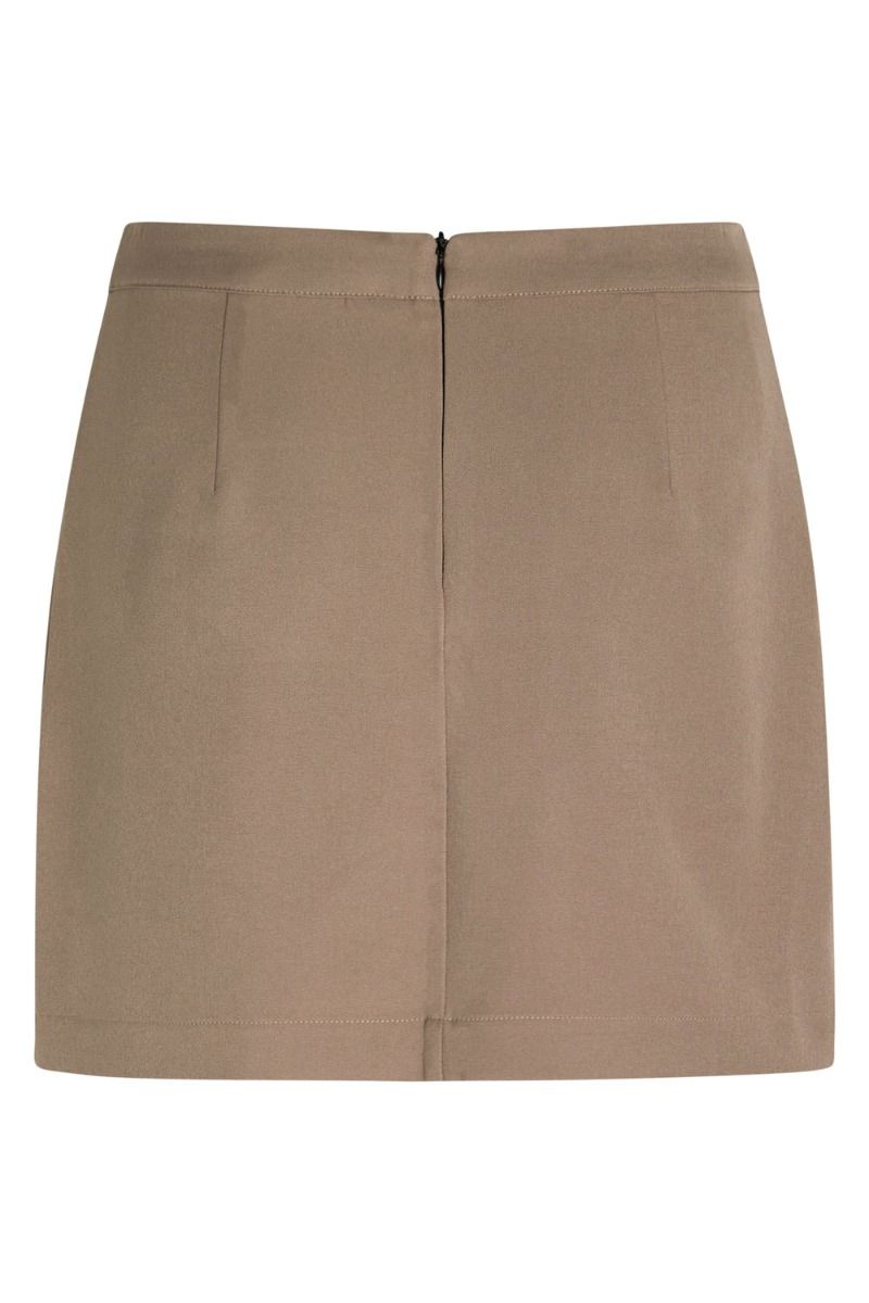 BZR - Nederdel - Vibe Mini Skirt - Major Brown