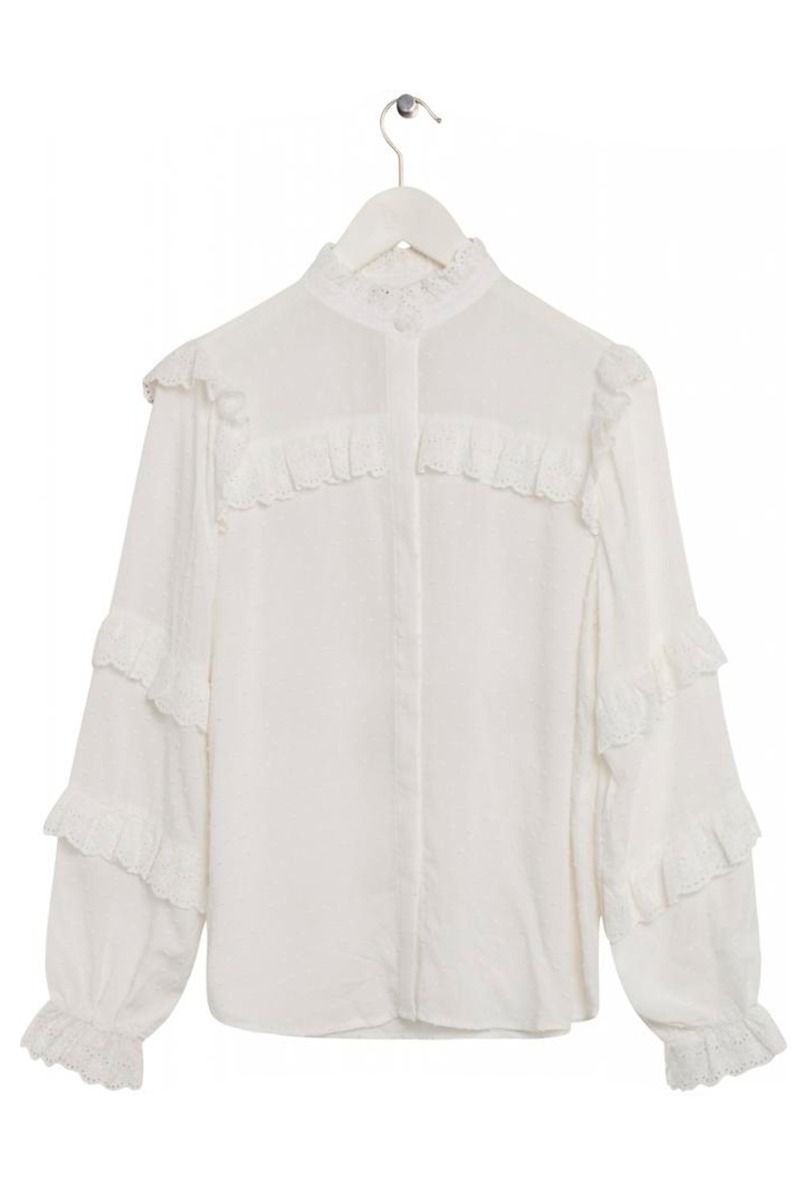 BZR - Skjorte - Palm Ohio shirt - Snow White