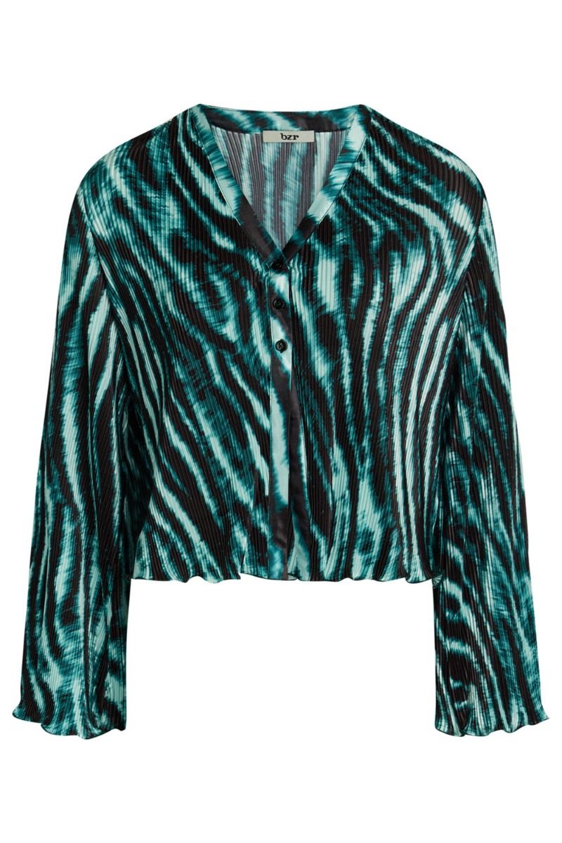 BZR - Skjorte - Pleata Rella Shirt - Teal Green
