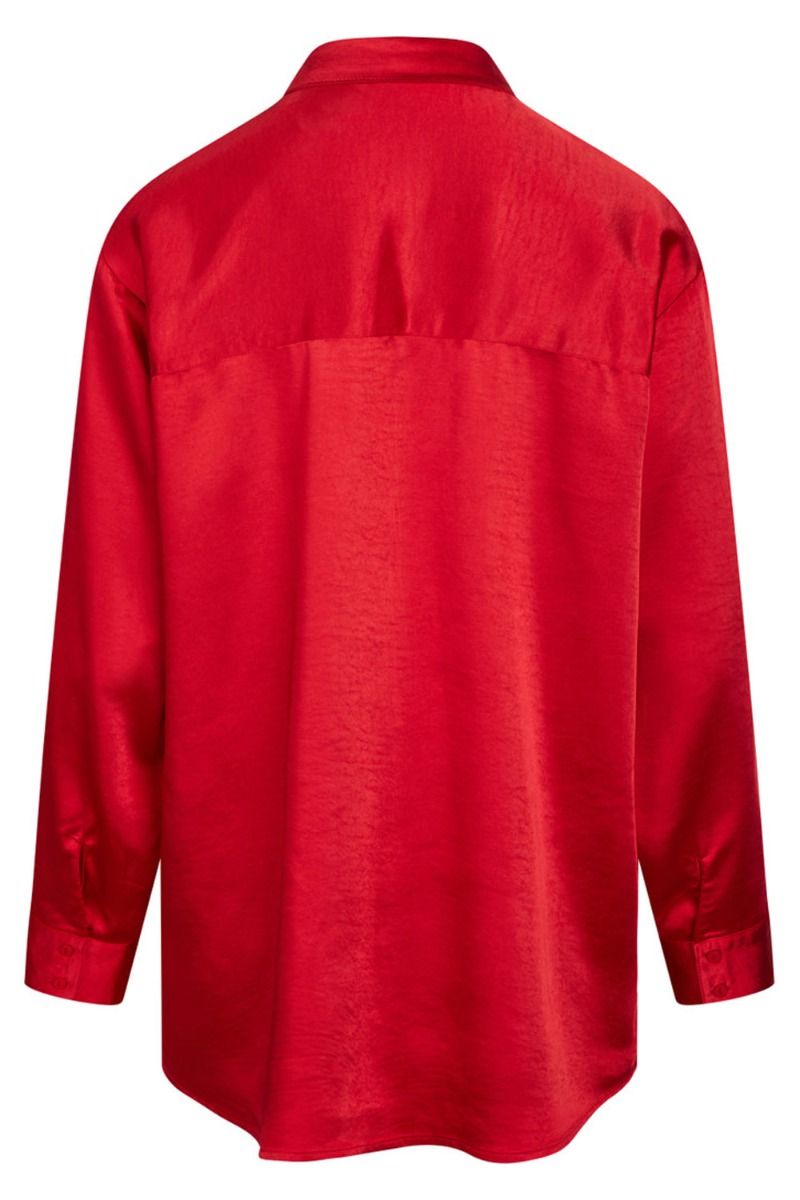 BZR - Skjorte - Satina Utillas Shirt - Fiery Red