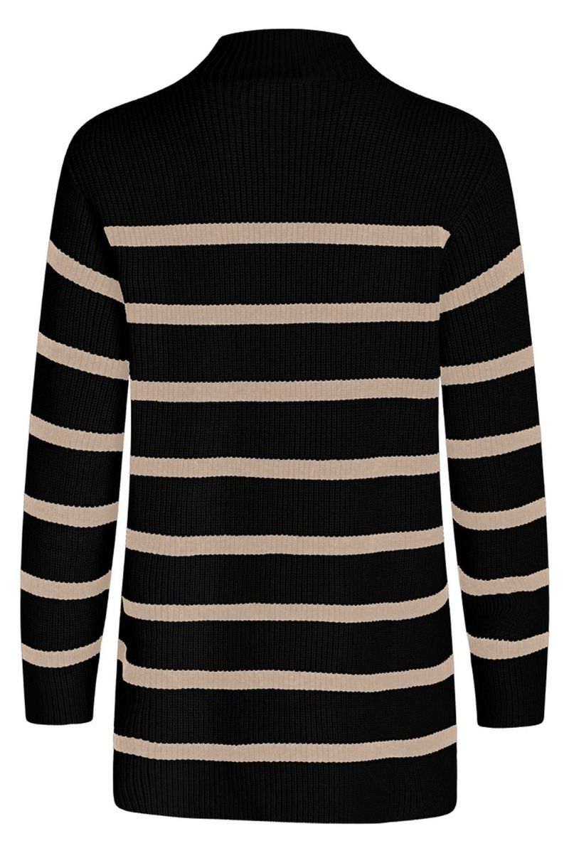 BZR - Strik - Daytona Kylie Knit - Black w. Sand Stripe