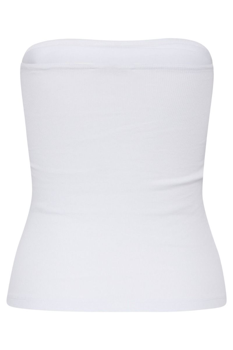 BZR - Top - Fiona Crossover Top - White