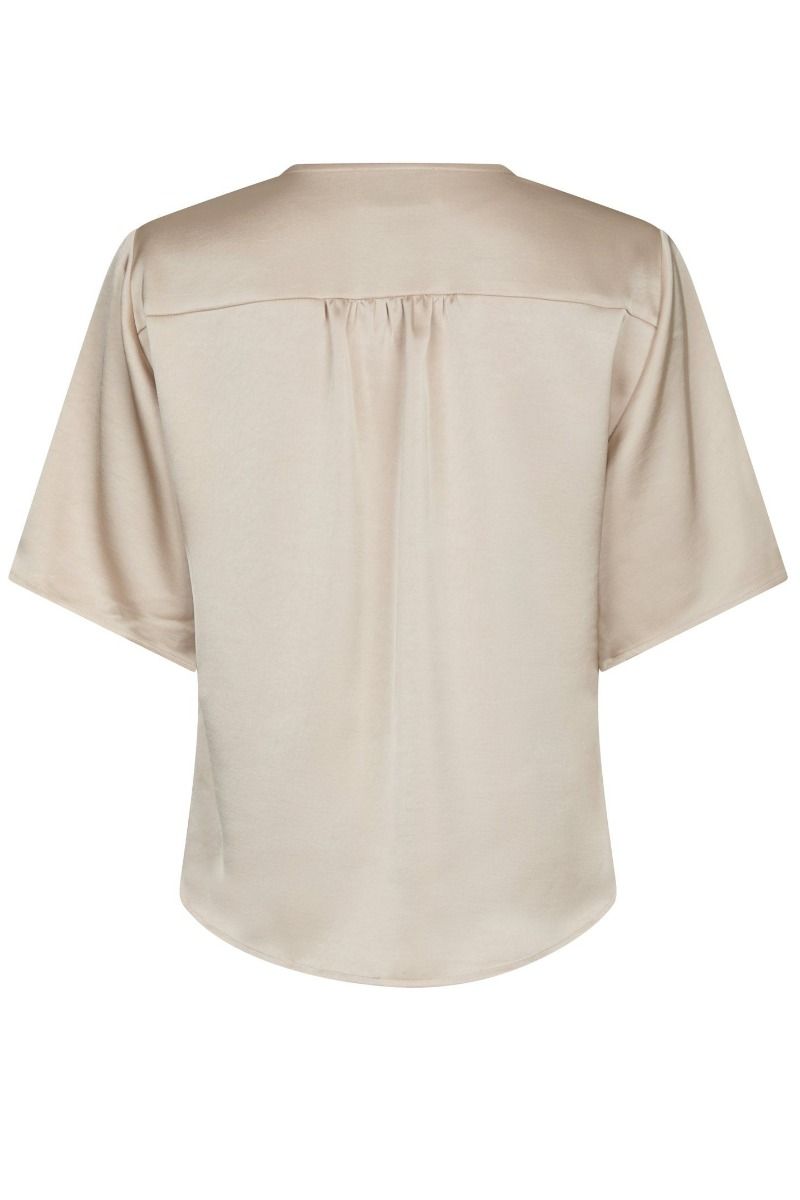 Neo Noir - Bluse - Casadia Heavy Sateen Blouse - Champagne