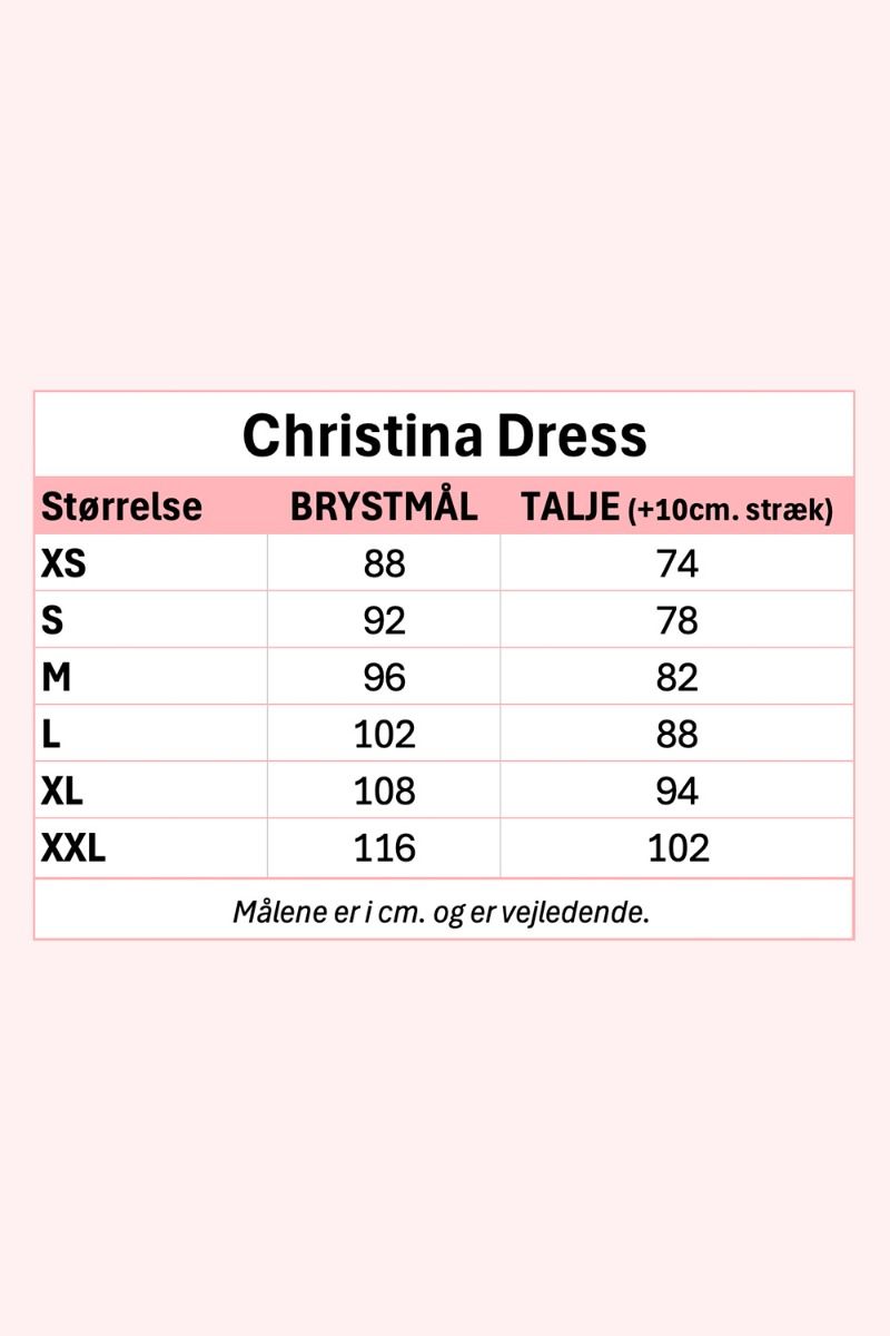 Loved by Lykke - Kjole - Christina Dress - Rose Flowers