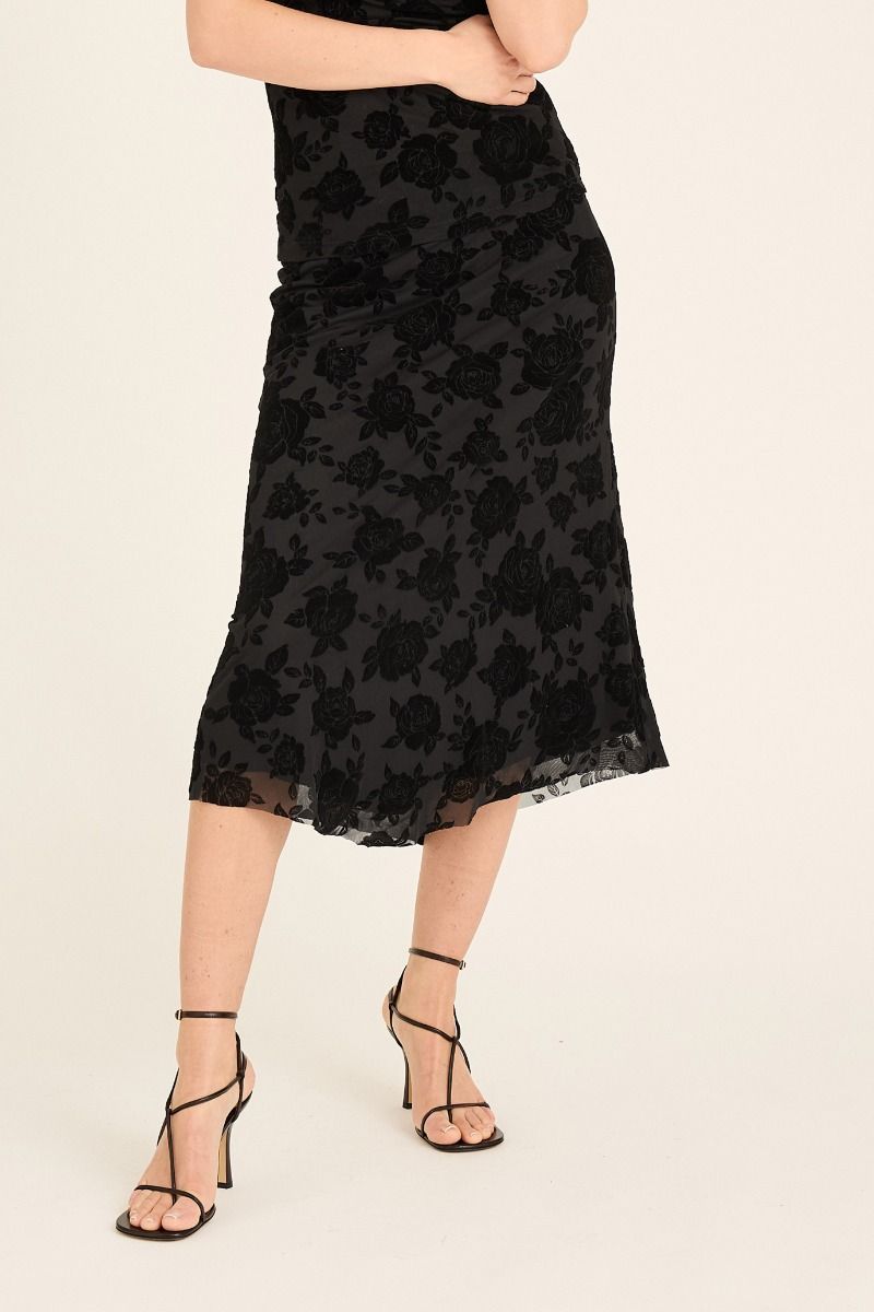 A-View - Nederdel - Claudine Skirt - Black