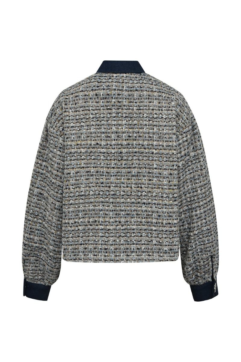 A-View - Jakke - Coco Jacket - White/Blue