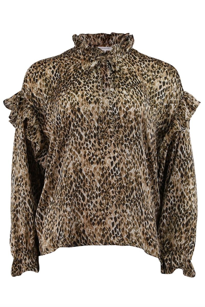 Continue - Bluse - Mimi Leo - Brown