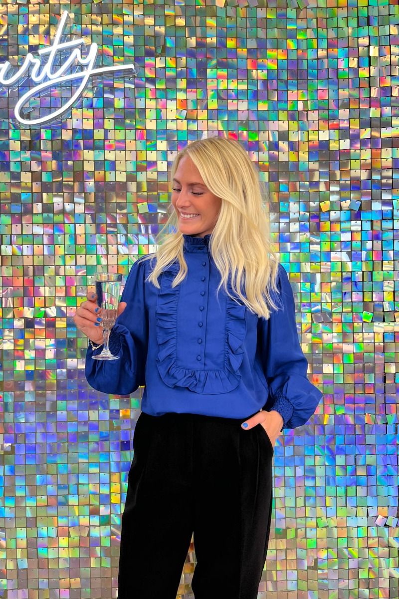 Continue - Bluse - Sally Blouse - Cobolt