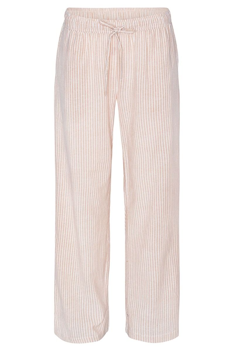 Continue - Bukser - Lis Blue Stripe - Sand/White Stripe