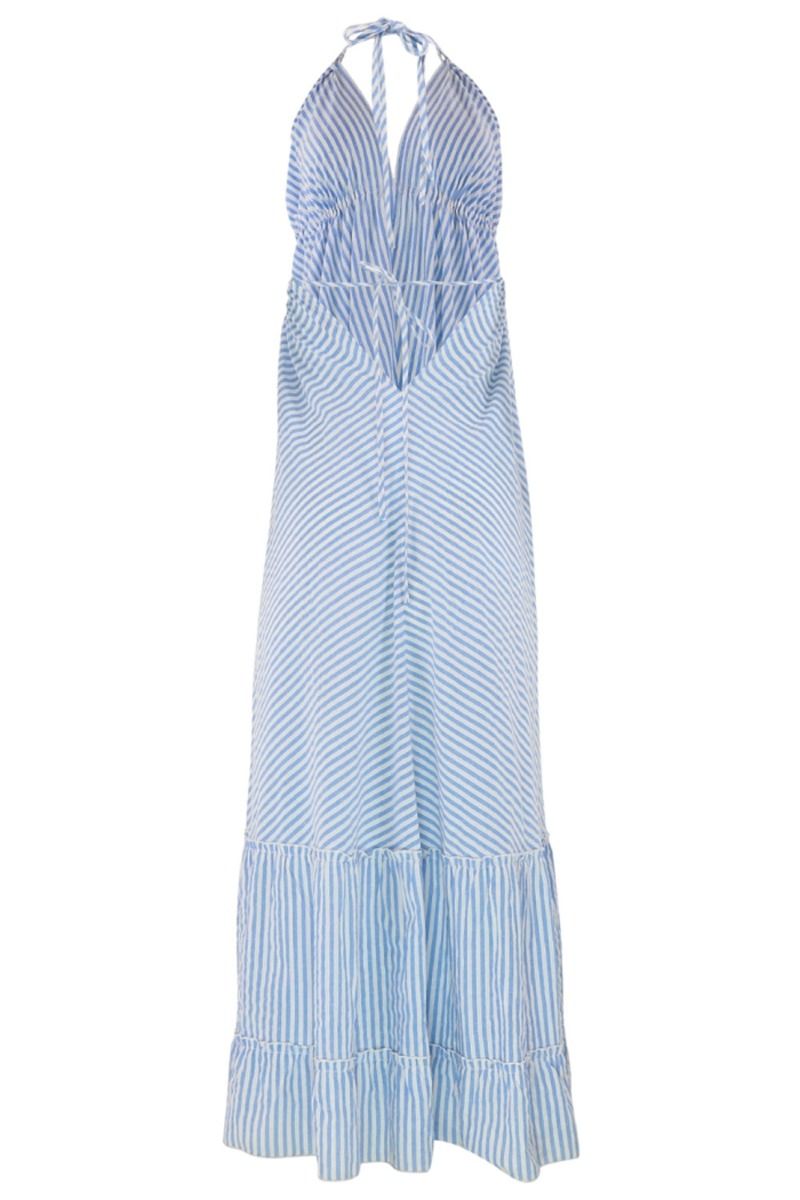 Continue - Kjole - Dolly Stripe - Blue Stripe
